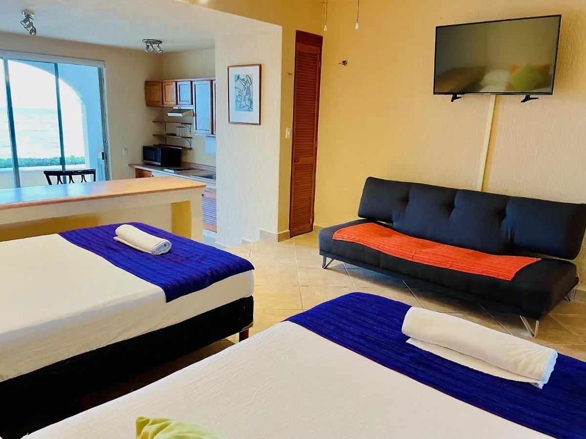 Punta Me Beautiful Apartment Beach Front In The Hotel & Waterpark Cancún