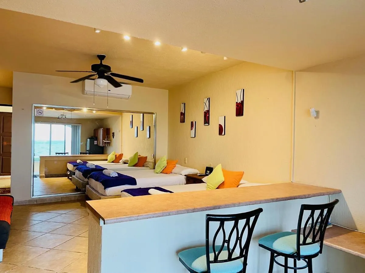 Punta Me Beautiful Apartment Beach Front In The Hotel & Waterpark Cancun
